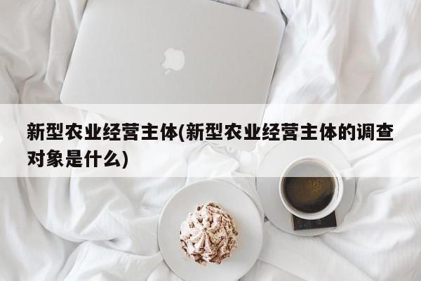 新型农业经营主体(新型农业经营主体的调查对象是什么)