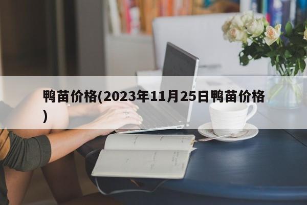 鸭苗价格(2023年11月25日鸭苗价格)