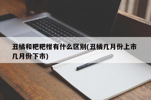 丑橘和粑粑柑有什么区别(丑橘几月份上市 几月份下市)