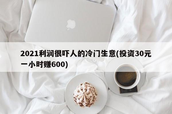 2021利润很吓人的冷门生意(投资30元一小时赚600)